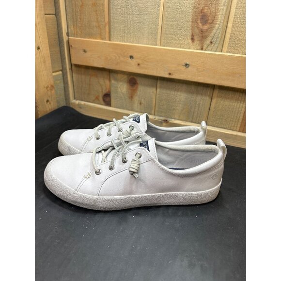 Sperry Top-Sider STS82371 Crest Vibe Women's White Sneakers 8.5 All Leather - Picture 9 of 10